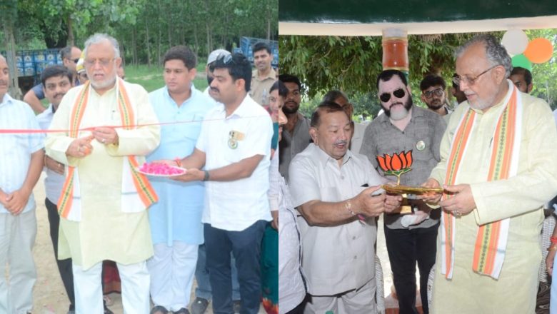 मॉडल ग्राम पंचायत भटपुरा रसूलपुर में वित्त मंत्री ने किया ओपन जिम का लोकार्पण