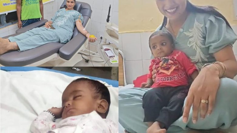 अस्पताल में अनजान बच्चे को खून देकर सहयोग संस्था की नेहा यादव ने बचाई जान