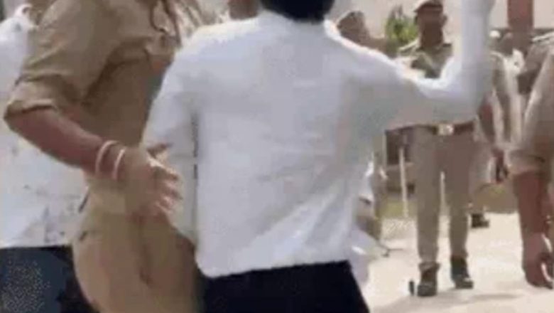 विधायक थप्पड़ कांड की गहराई सियायत समर्थको ने घेरा थाना एसपी ने कार्यवाही के मांगा दो दिन का समय