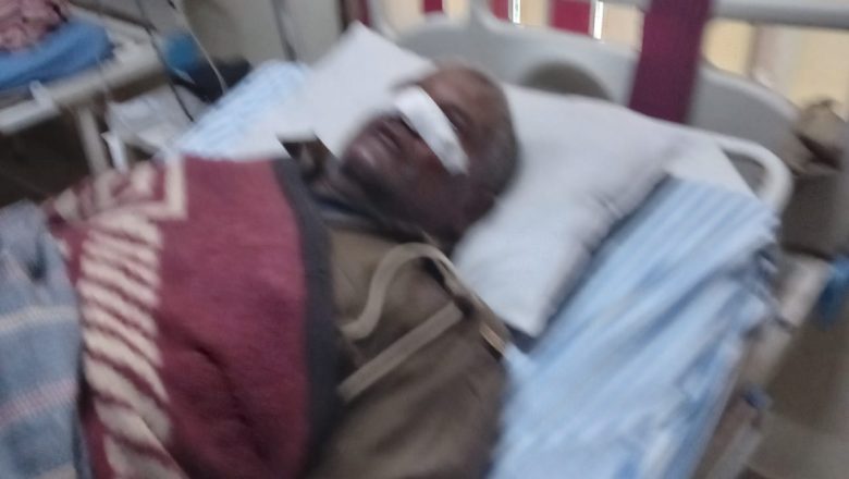 आजमगढ़ ।गंभीरपुर थाने में जंगली जानवर के हमले से होमगार्ड जवान जख्मी ।