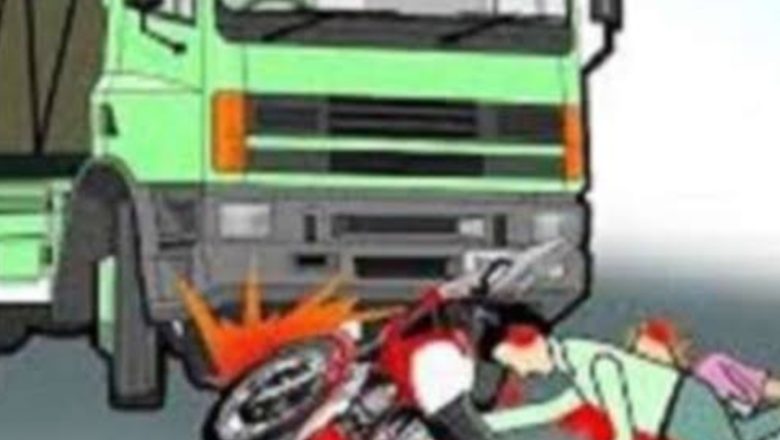 संभल।2 किलोमीटर तक बाइक को घसीटती रही बोलेरो,हालत गंभीर