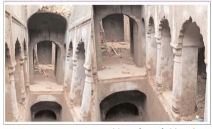 चंदौसी में रोका गया बावड़ी की खुदाई का काम,13 दिन से हो रही थी खुदाई
