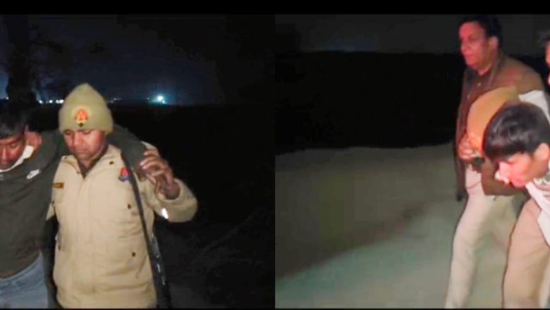 शाहजहांपुर/नाबालिग से गैंग रेप में पुलिस ने किया दो का हाफ एनकाउंटर एक फरार दोनों के पैर में लगी गोली