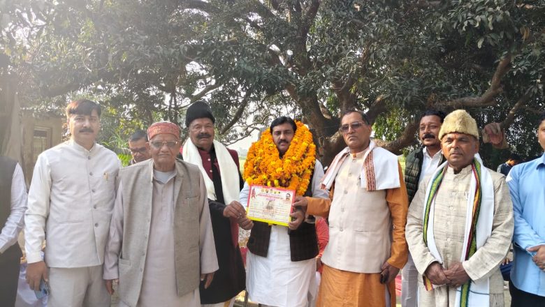 जौनपुर।रत्नाकर चौबे बने ब्राह्मण संगठन के जिला अध्यक्ष 