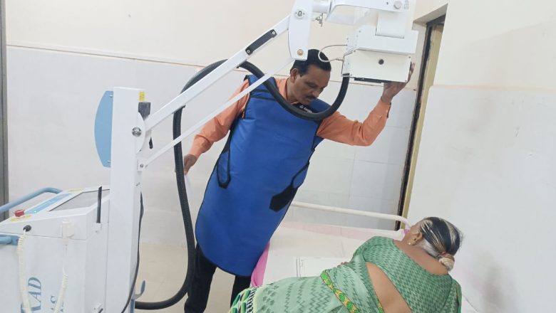 भदोही।टीवी के संभावित मरीजों का किया गया परीक्षण।