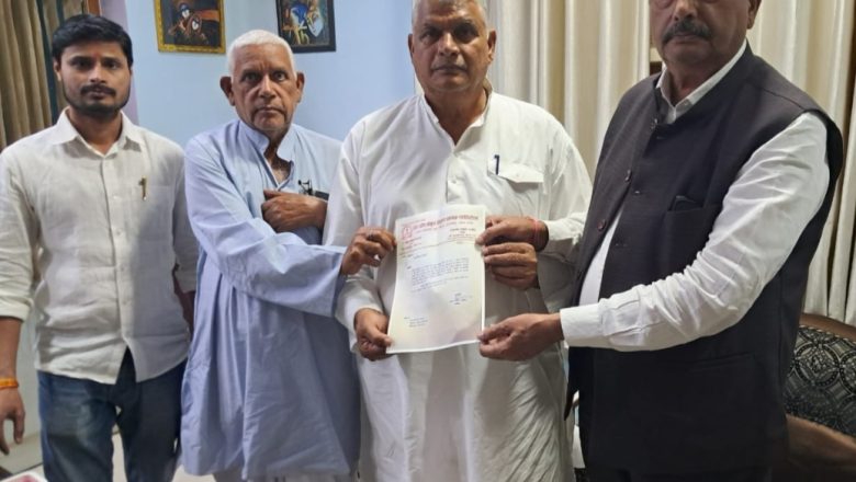 आजमगढ़।अनिरुद्ध तिवारी बनाए गए उत्तर प्रदेश संस्कृत विद्यालय प्रबंधक एसोशिएशन का मण्डल अध्यक्ष 