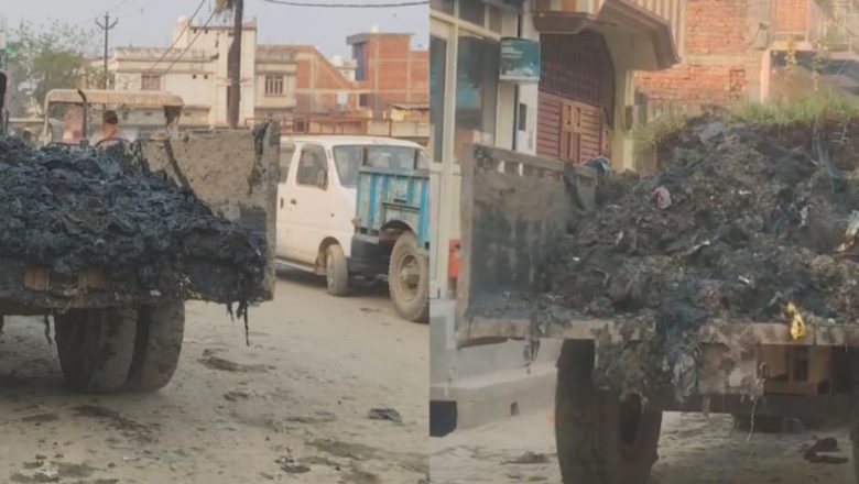 शाहजहांपुर।पीली मस्जिद से लेकर ईदगाह तक राहगीरों के लिए जी का जंजाल बनी कचरा ढो रही बिना डाले की ट्रालियां
