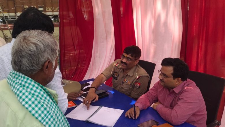 बलिया।थाना समाधान दिवस पर राजस्व के मामले छाए रहे