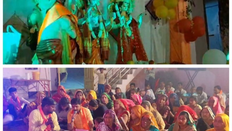 बदायूँ।बड़नौमी में हुआ हनुमान जी के प्राकट्य उत्सव पर भव्य आयोजन