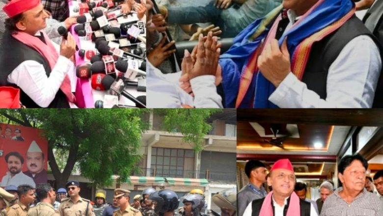 आगरा।भाजपा दलित पिछड़ों को डरा कर राजनीति करना चाहती सांसद के घर हमला भी इसी साजिश में शामिल : अखिलेश