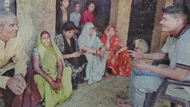 देवरिया।सगाई के लिए घर आए एसएसबी जवान रणजीत यादव को बीच में ही बुलाया सरहद पर