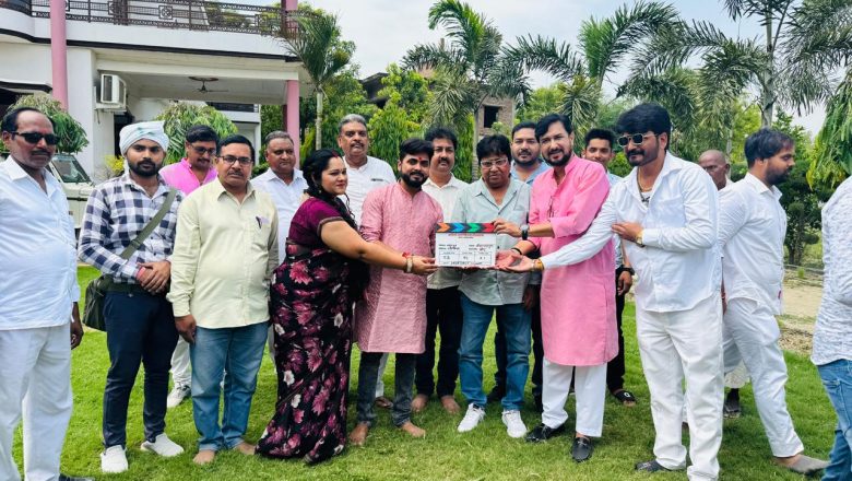 जौनपुर।भोजपुरी फ़िल्म आँचल की छांव में की शूटिंग।