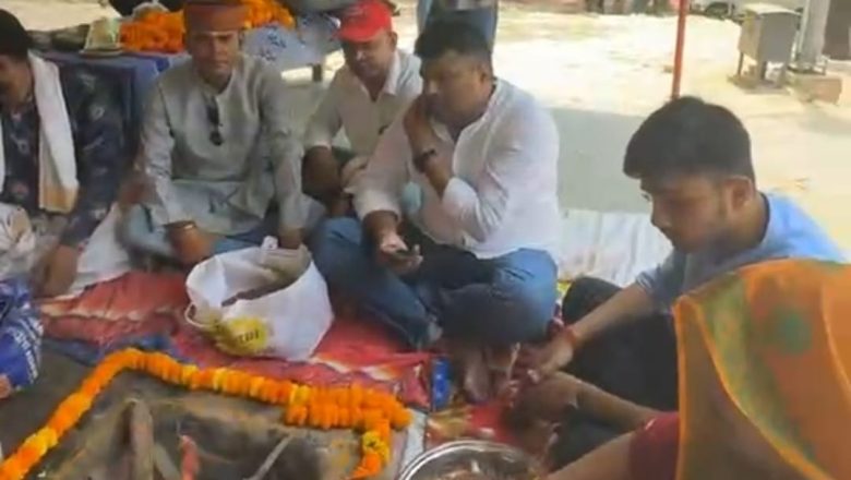 जौनपुर।विशाल प्रतिमा के लिए हुआ भूमि पूजन 