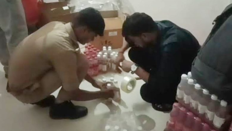 हरदोई में बन रही थी ब्रांडेड नाम से नकली कोल्ड ड्रिंक विभागीय छापे में पकड़ी गई