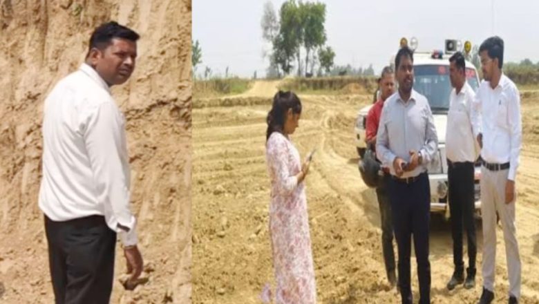 एडीएम की कार्यवाही के बाद भी शुरू है अवैध खनन माफिया को पकड़ कर लगाया था 10 लाख का जुर्माना
