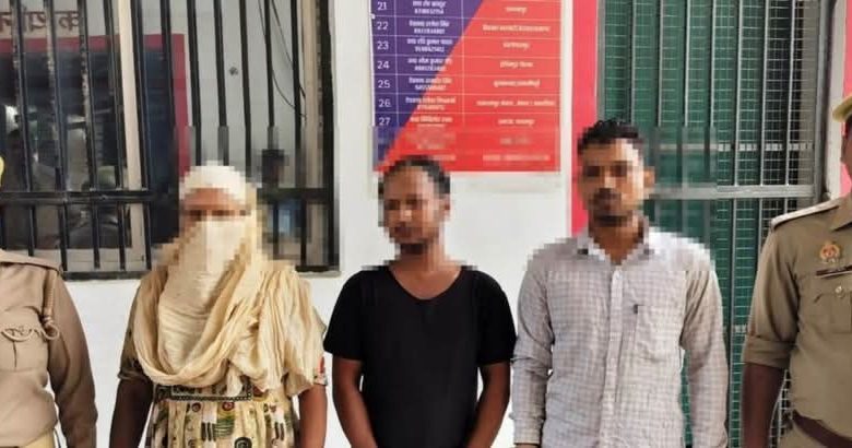 जौनपुर।पैसा मांगने पर महिला और उसके बेटों ने मिलकर की थी रिटायर्ड अधिकारी कि हत्या , पुलिस ने किया गिरफ्तार।