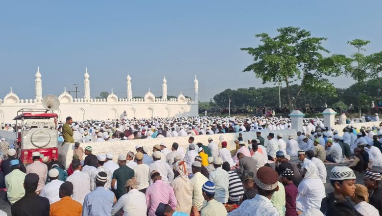 सहरसा (बिहार) ।सिमरी बख्तियारपुर में शांतिपूर्ण माहौल में मनाया गया त्याग और बलिदान का पर्व बकरीद