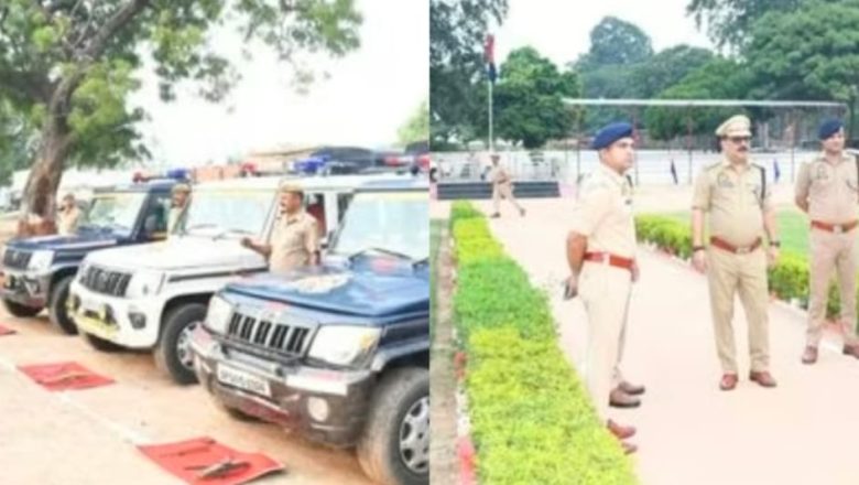 बदायूँ।एसएसपी ने पुलिस लाइन में शुक्रवार परेड की ली सलामी पुलिस लाइन का किया निरीक्षण