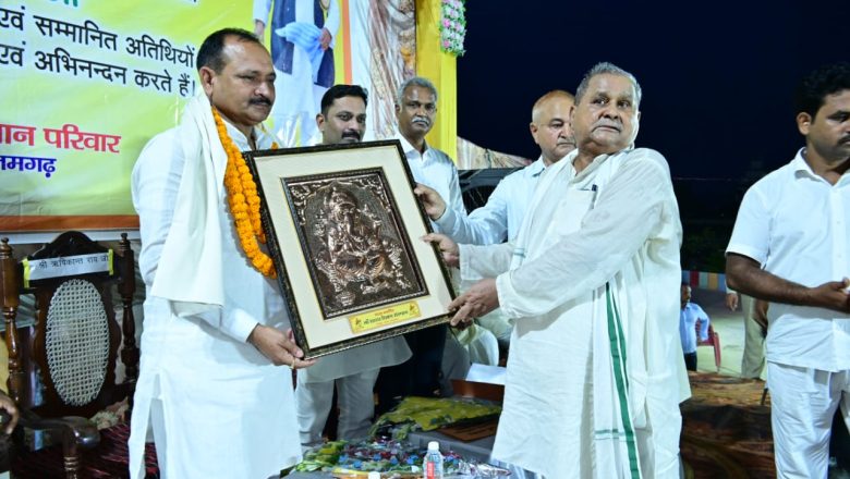 आजमगढ़।उ.प्र सहकारी चीनी मिल के उप सभापति का हुआ स्वागत