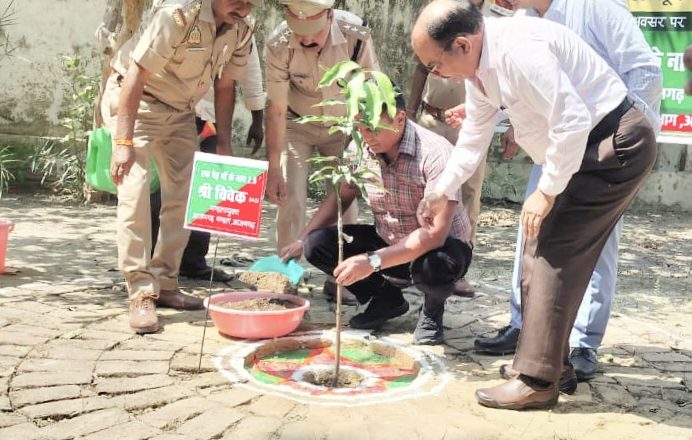 आजमगढ़।मण्डालयुक्त ने विश्व पर्यावरण दिवस के अवसर पर किया वृक्षारोपण