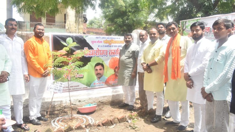 आजमगढ़।भाजपा युवा नेता मोनू विश्वकर्मा ने अपने जन्मदिन पर आम और आंवला का पौधा लगाकर मनाया