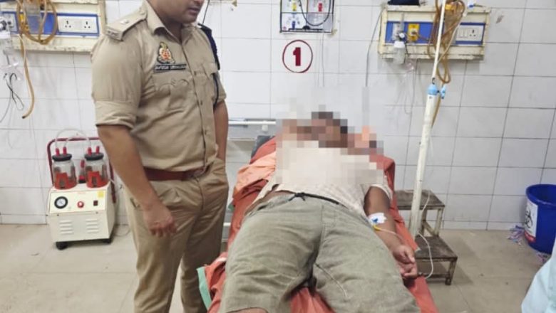 जौनपुर।पुलिस मुठभेड़ में 25000 का इनामी गोतस्कर घायल, गिरफ्तार