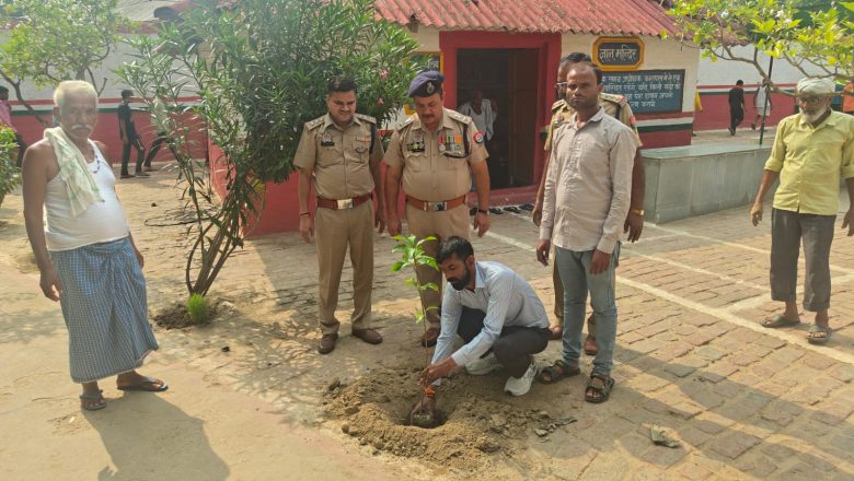 शाहजहांपुर।मानवाधिकार एवं भ्रष्टाचार निवारण संगठन ने जिला कारागार में किया पौधारोपण ।