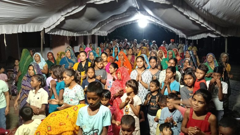 भदोही।बुढ़े नाथ सेवा समिति पांडेयपुर के तत्वाधान में शिव महापुराण कथा और भंडारे का आयोजन।