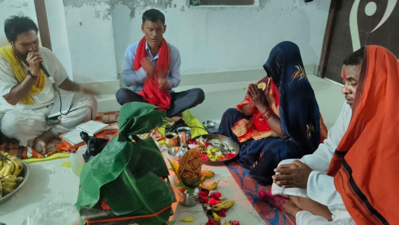 भदोही।दूर्गागंज में जन्माष्टमी पर रखा गया पूजा का आयोजन।