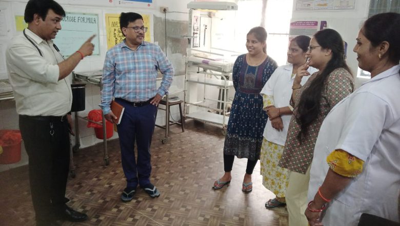 आजमगढ़।उत्तर प्रदेश टेक्निकल सपोर्ट यूनिट टीम ने किया स्वास्थ्य केंद्र का निरीक्षण ।