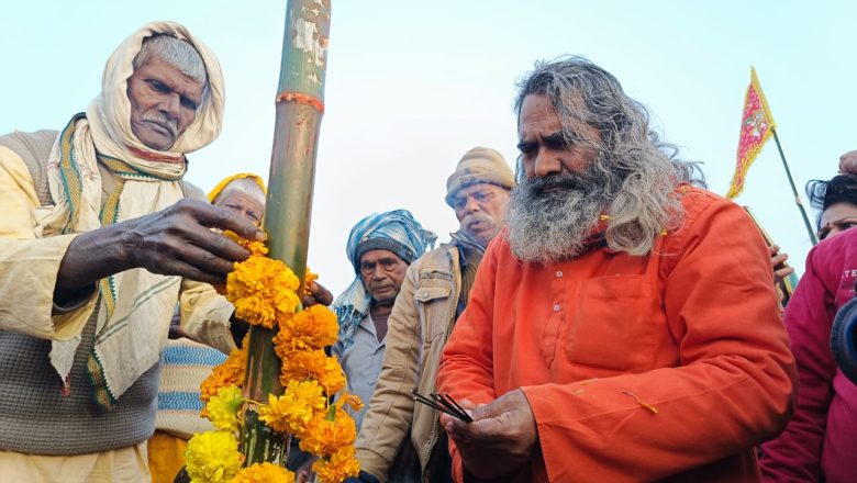 सहरसा (बिहार) ।संतमत सत्संग के 63वें वार्षिक अधिवेशन को लेकर भूमि पूजन सम्पन्न।