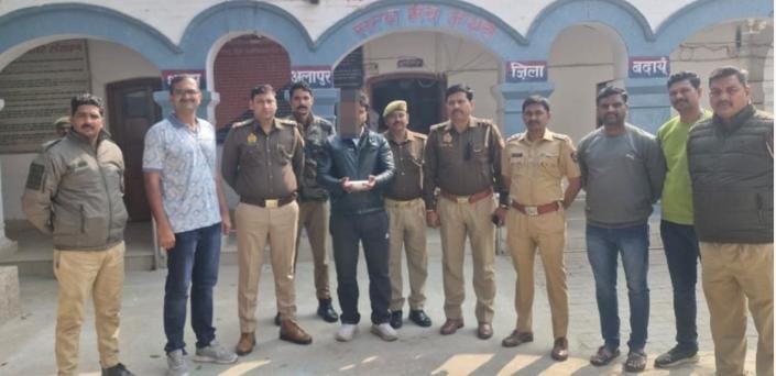 बदायूं व महाराष्ट्र पुलिस द्वारा बैंक से चोरी करने वाला एक गिरफ्तार