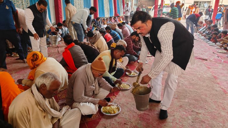 बलिया।मकर संक्रांति समरसता सहभोज उत्सव सम्पन्न