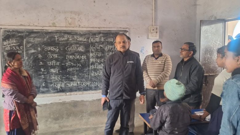 सहरसा(बिहार) ।शैक्षणिक व्यवस्था का डीएम ने लिया जायजा