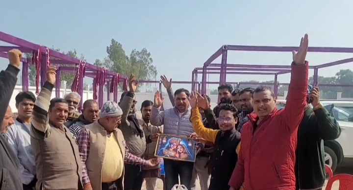 आजमगढ़।रणवीर सेना की बैठक में संगठन विस्तार पर चर्चा 